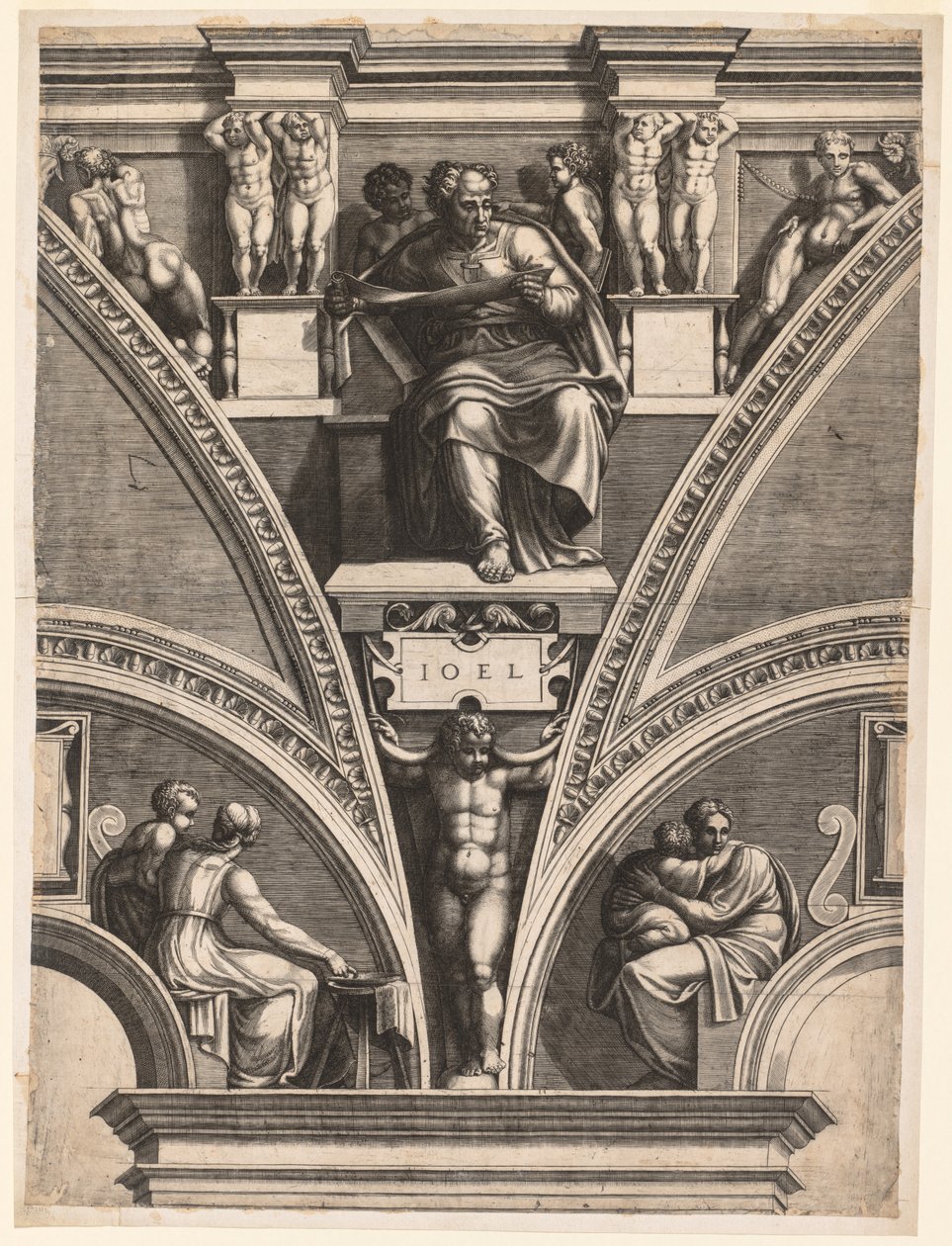 Le prophète Joël - Giorgio Ghisi