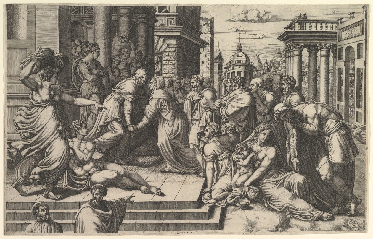 La Visitation, 1540-50. - Giorgio Ghisi