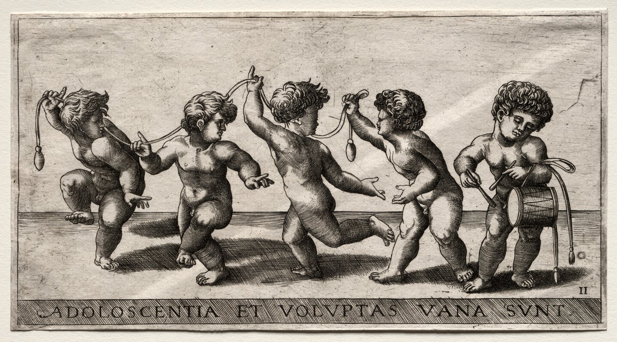 Enfants dansant au son d