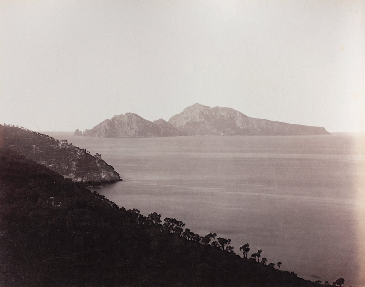 Vue de Capri - Giorgio Sommer