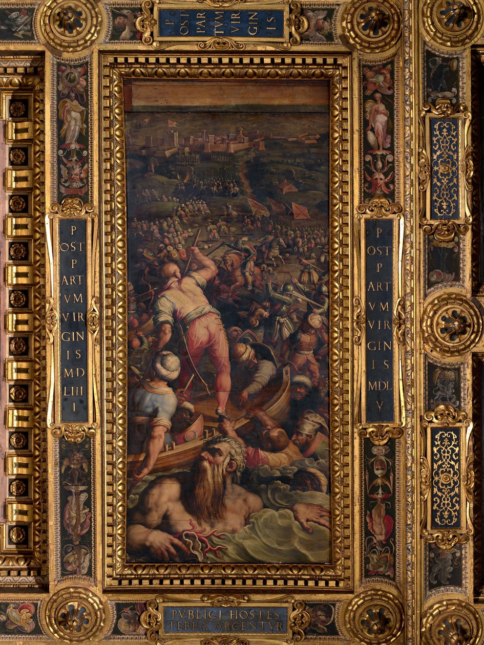 Rout des Turcs à Piombino - Giorgio Vasari