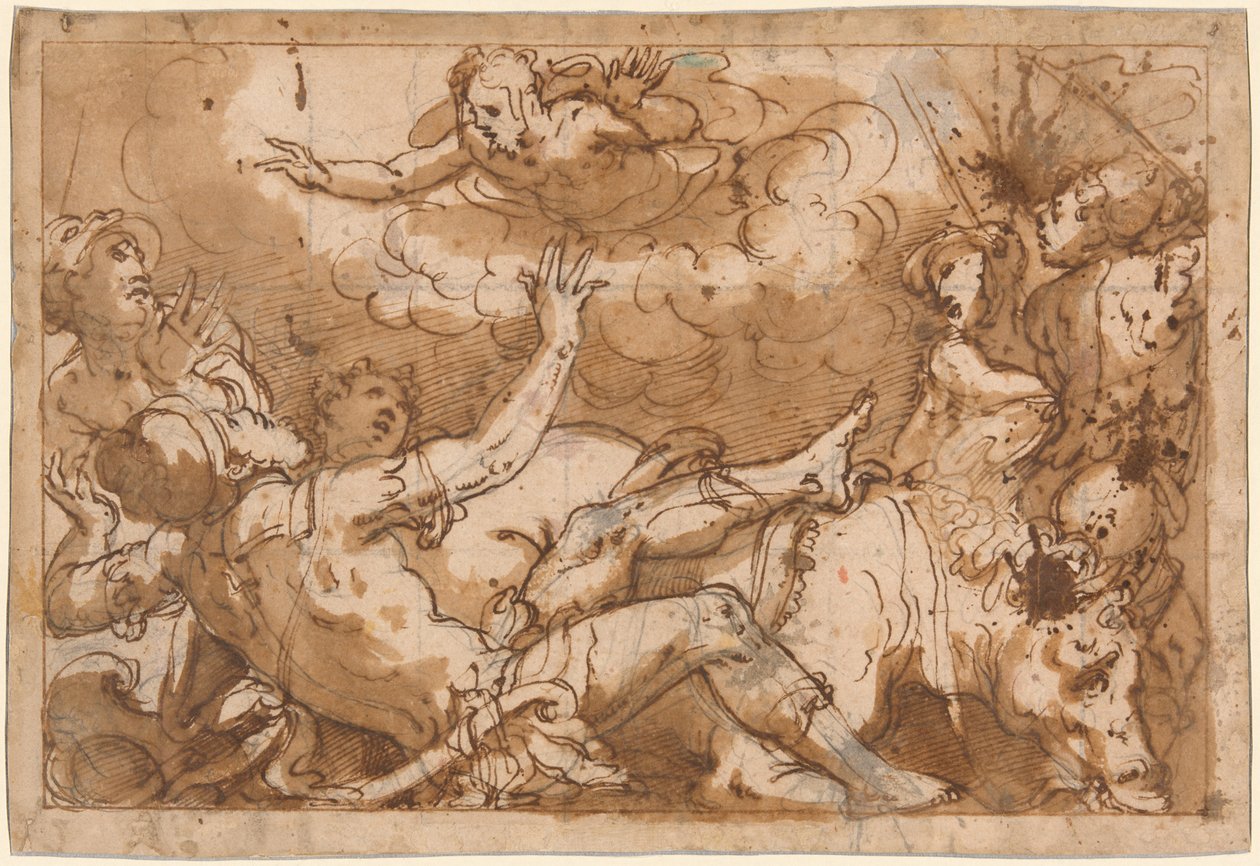 La Conversion de Saint Paul - Giorgio Vasari