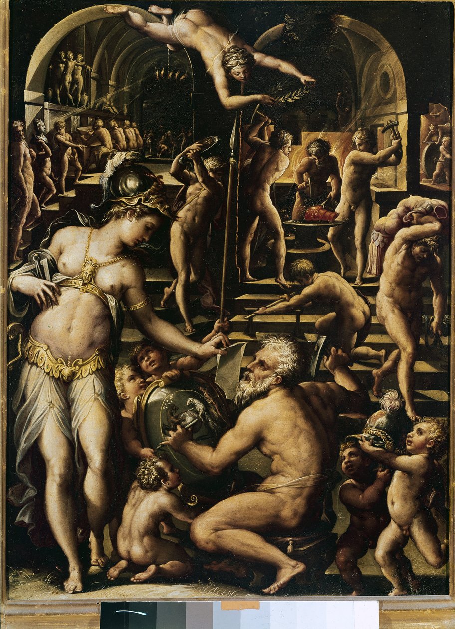 La Forge de Vulcain - Giorgio Vasari