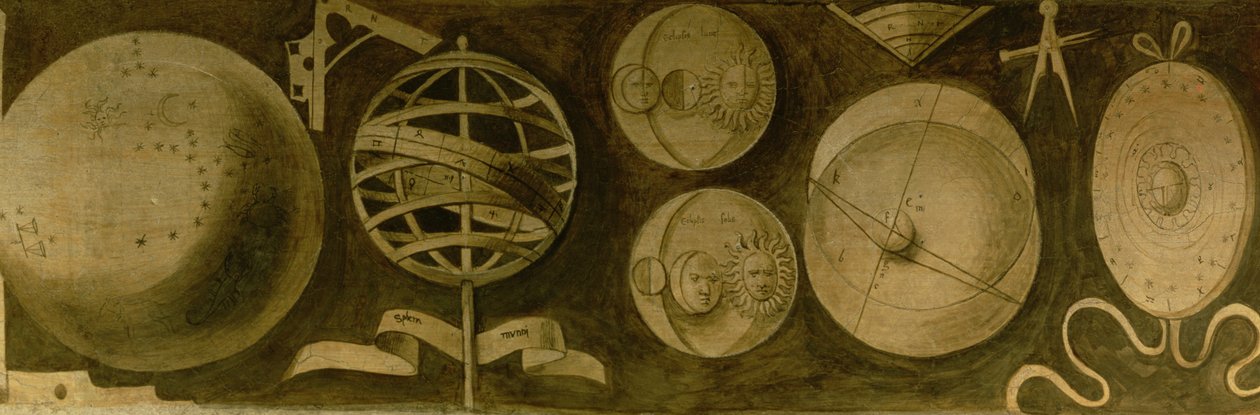 Astrologie : divers instruments et diagrammes - Giorgione da Castelfranco