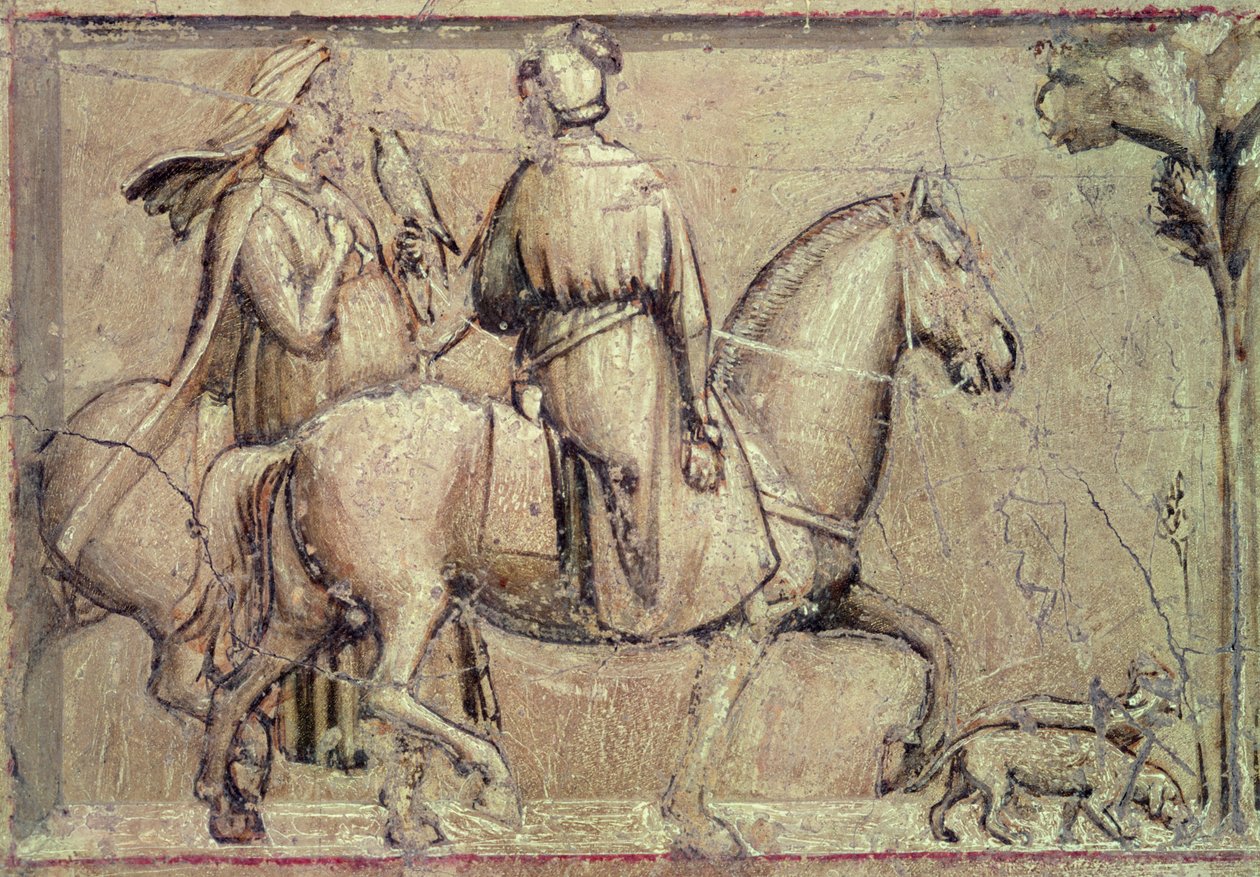 Allégorie de la justice, avant restauration (détail) - Giotto di Bondone