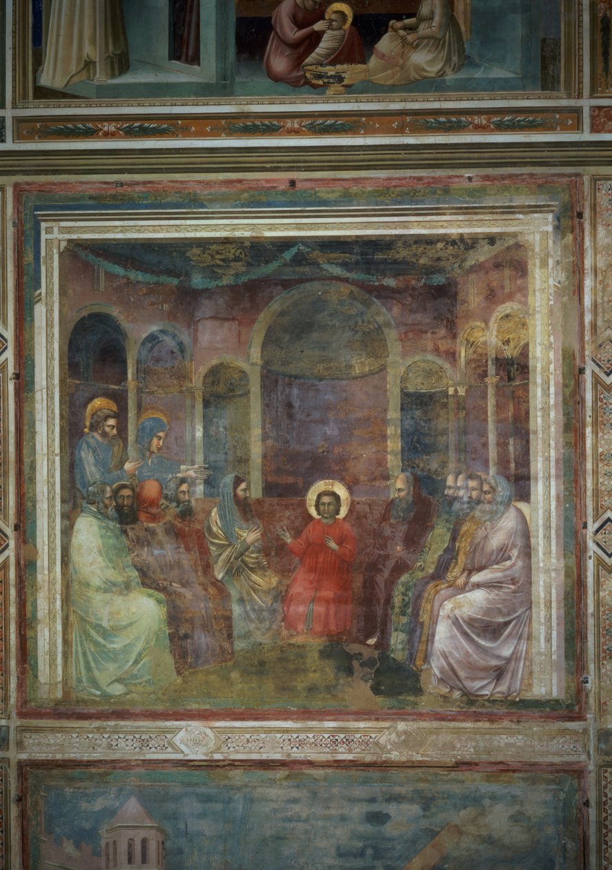 Le Christ parmi les Docteurs, c.1305 - Giotto di Bondone