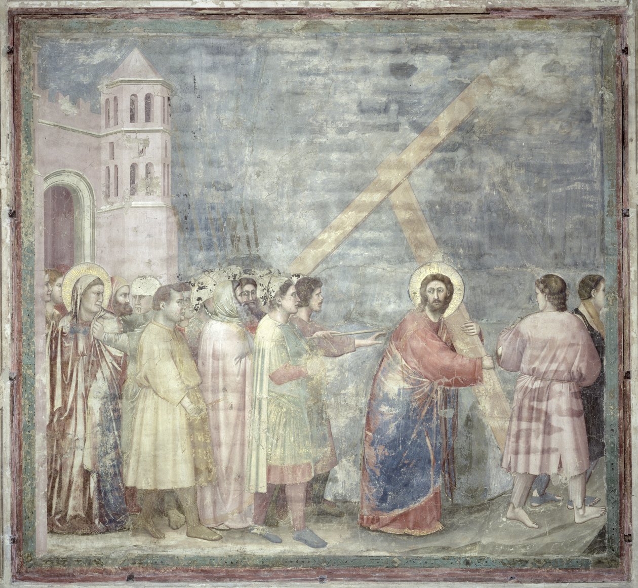 Le Chemin du Calvaire, vers 1305 - Giotto di Bondone
