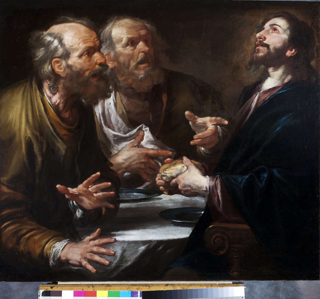 Souper à Emmaüs, c.1645-50 - Giovacchino Assereto