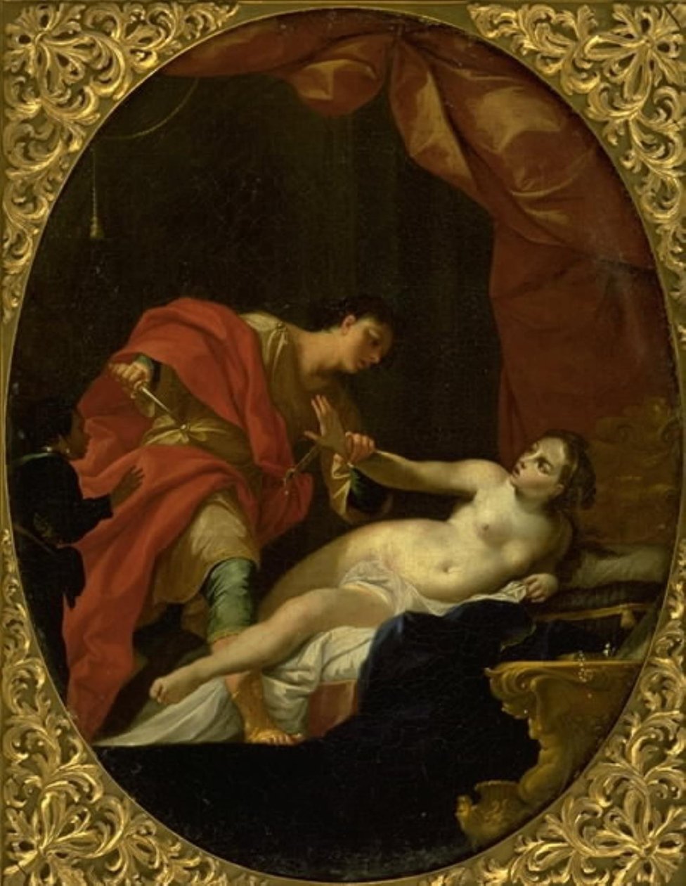 Tarquin menaçant Lucrèce - Giovan Gioseffo dal Sole