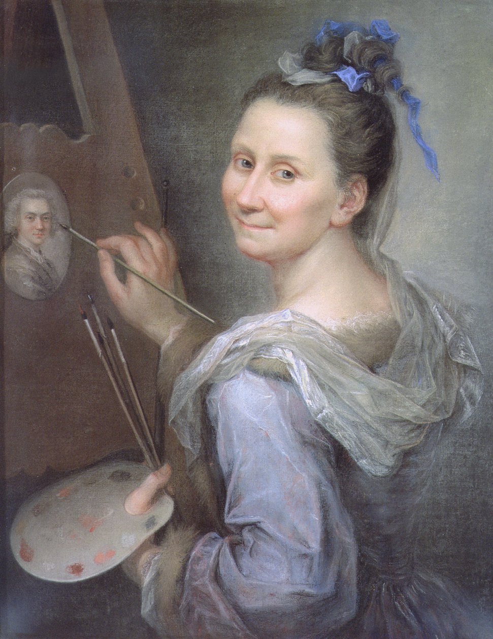 Autoportrait, c.1720 - Giovanna Fratellini