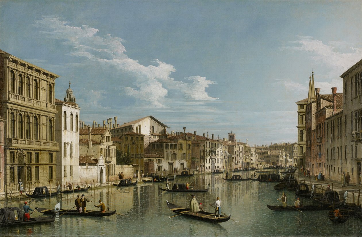 Grand Canal de Palazzo Flangini à Palazzo Bembo, c.1740 - Giovanni Antonio Canal