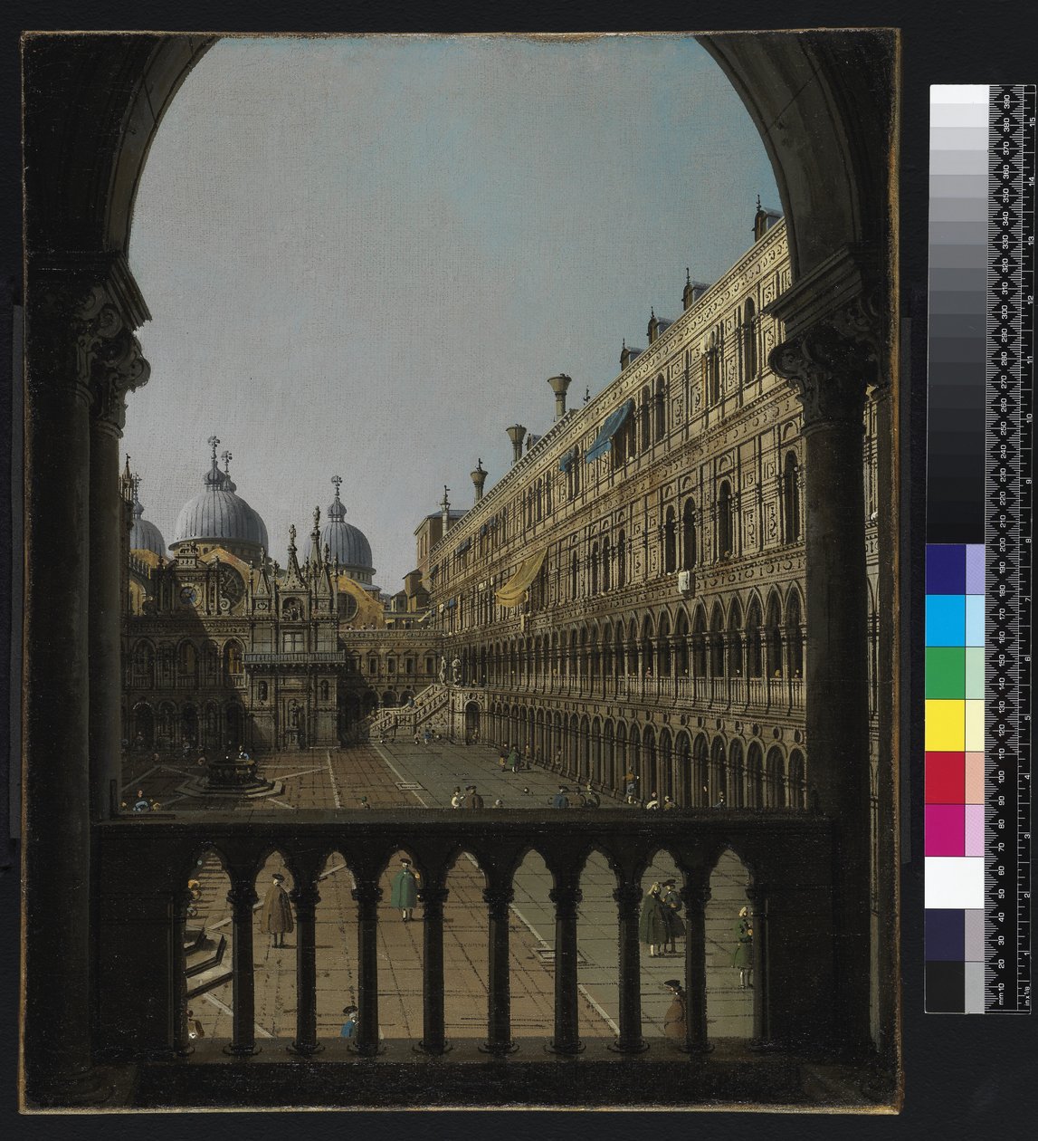 Cour intérieure du Palais des Doges, Venise, c.1756 - Giovanni Antonio Canal