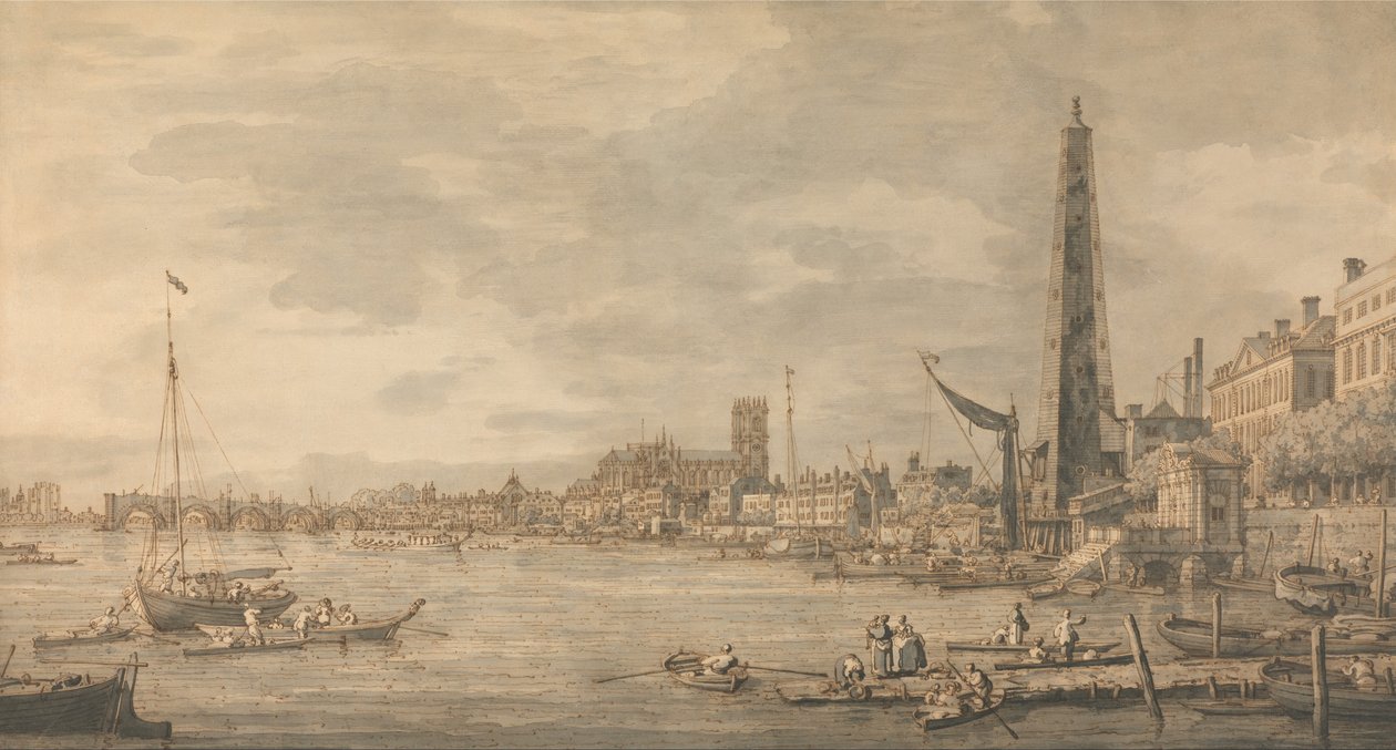 La ville de Westminster depuis la porte d