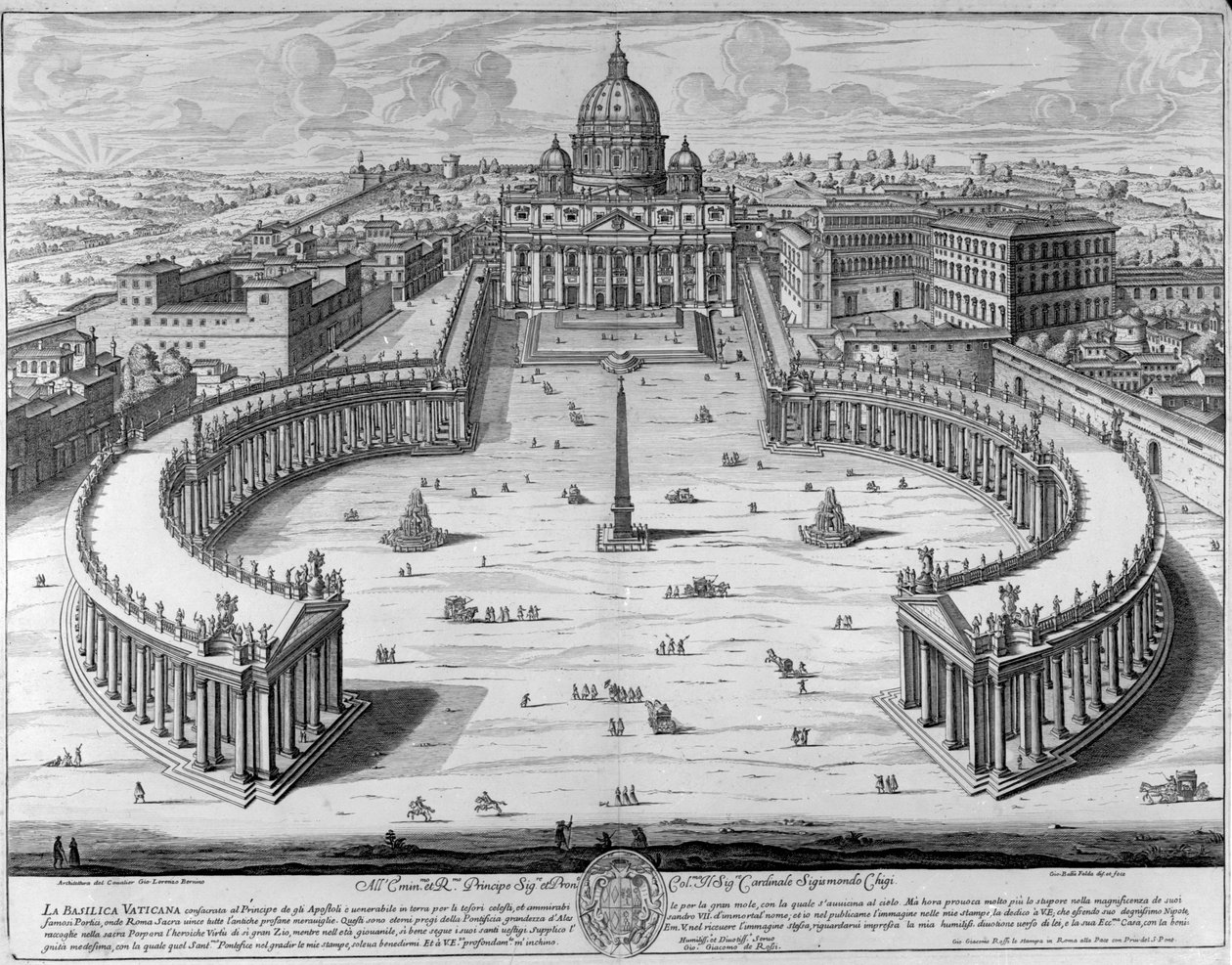 Le Vatican, Rome - Giovanni Battista Falda