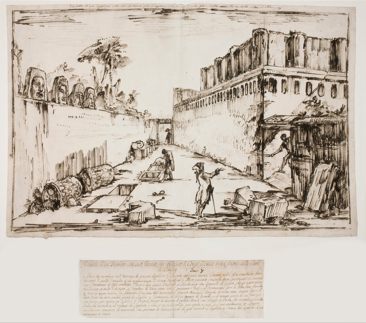 La Tombe des Istacidi, Pompéi - Giovanni Battista Piranesi
