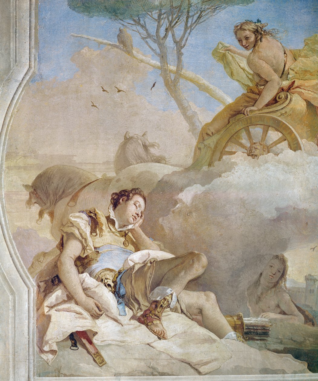 Armida enlevant le Rinaldo endormi, de 
