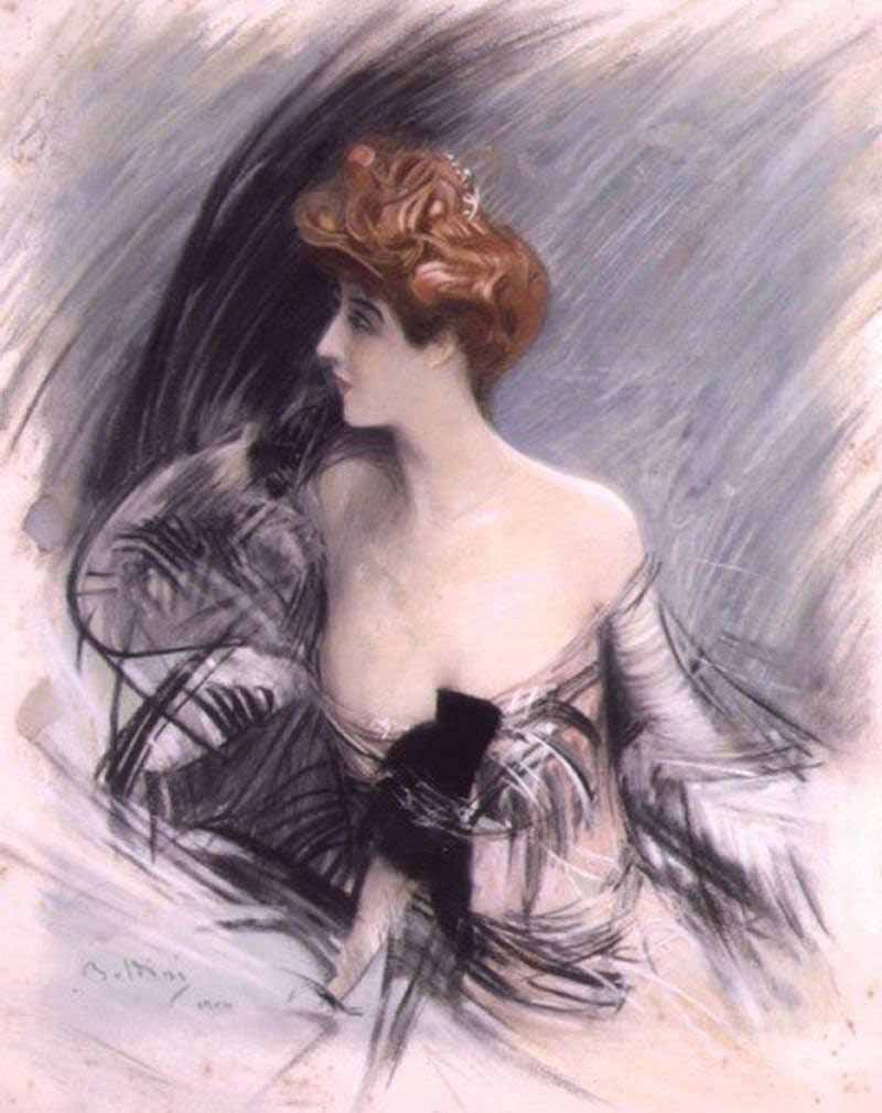 Portrait de Sarah Bernhardt - Giovanni Boldini