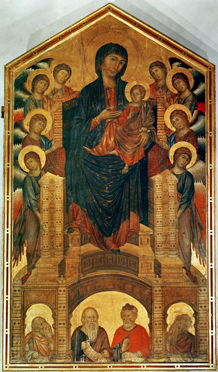 Madone et Enfant en majesté, vers 1280-85 - Giovanni Cimabue