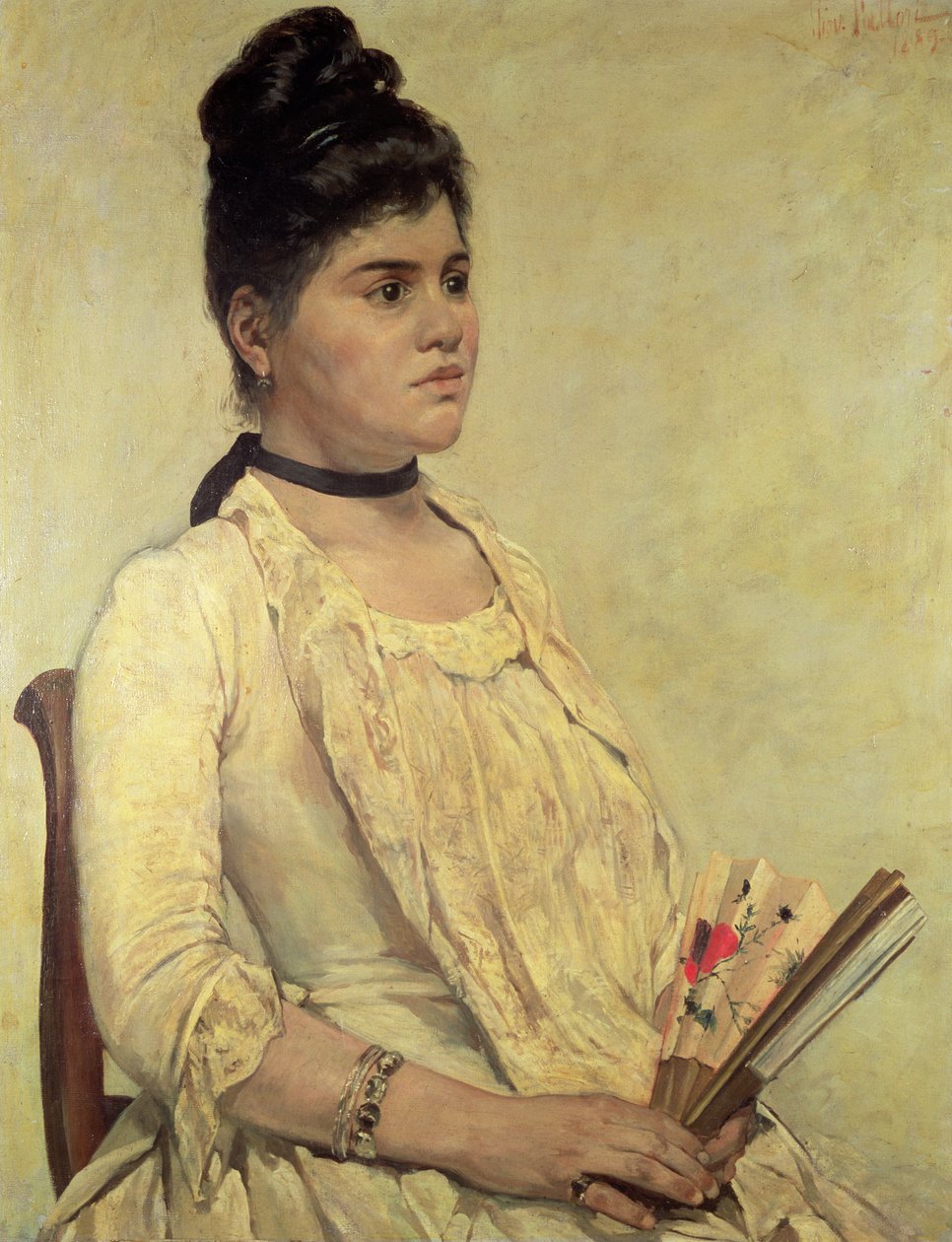 Portrait de la belle-fille, 1889 - Giovanni Fattori