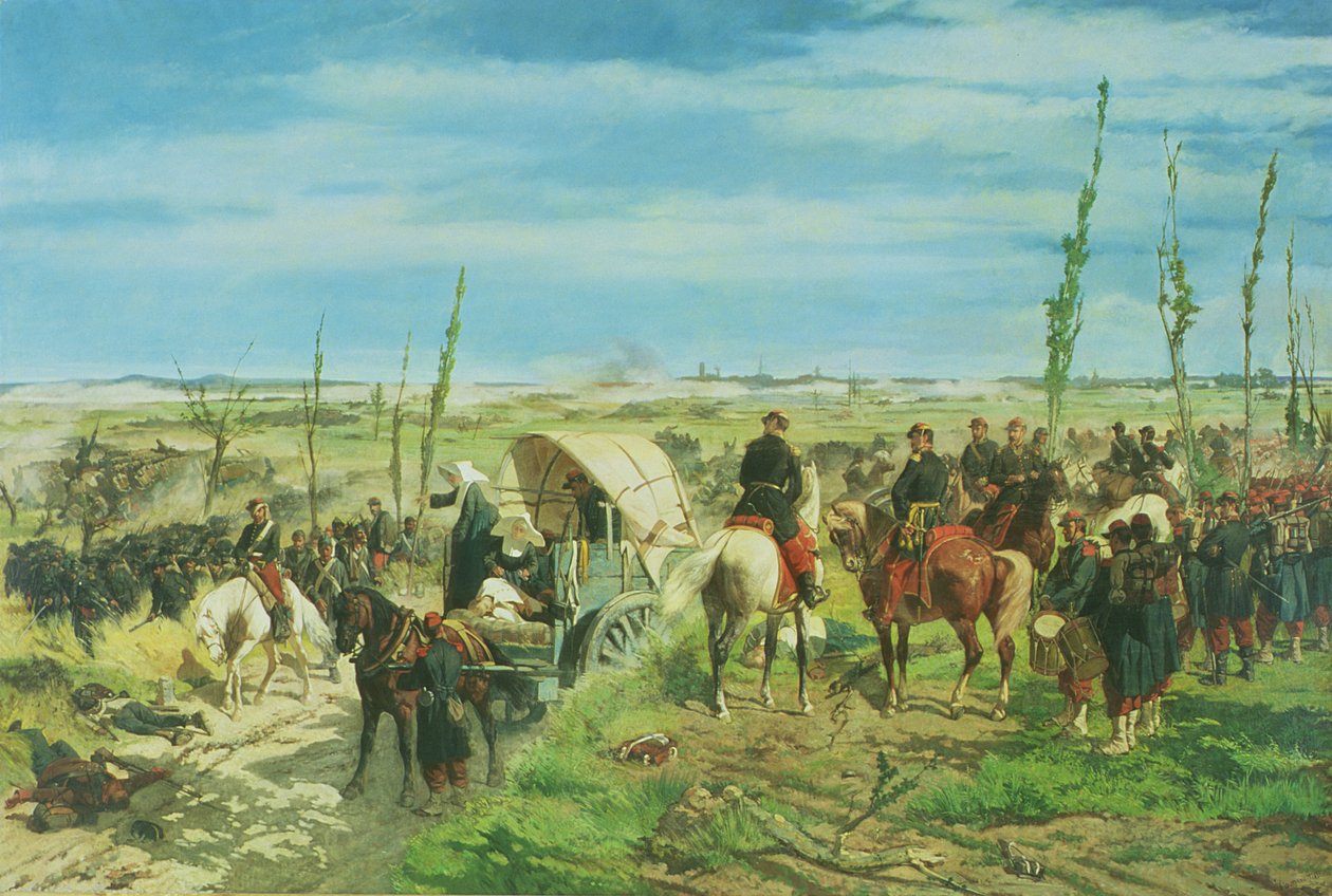 Le camp italien à la bataille de Magenta, juin 1859 - Giovanni Fattori