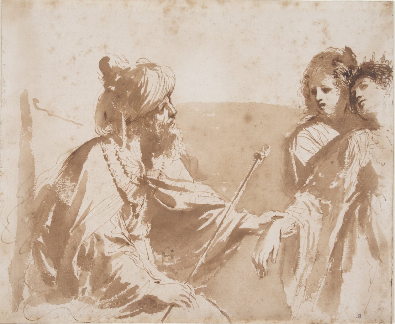 Esther devant Assuérus - Giovanni Francesco Barbieri