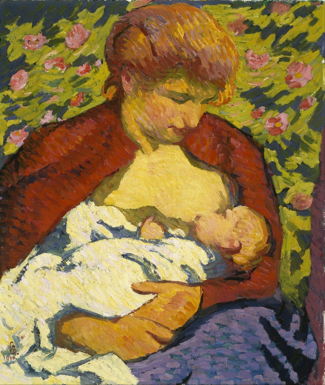 Jeune mère - Giovanni Giacometti