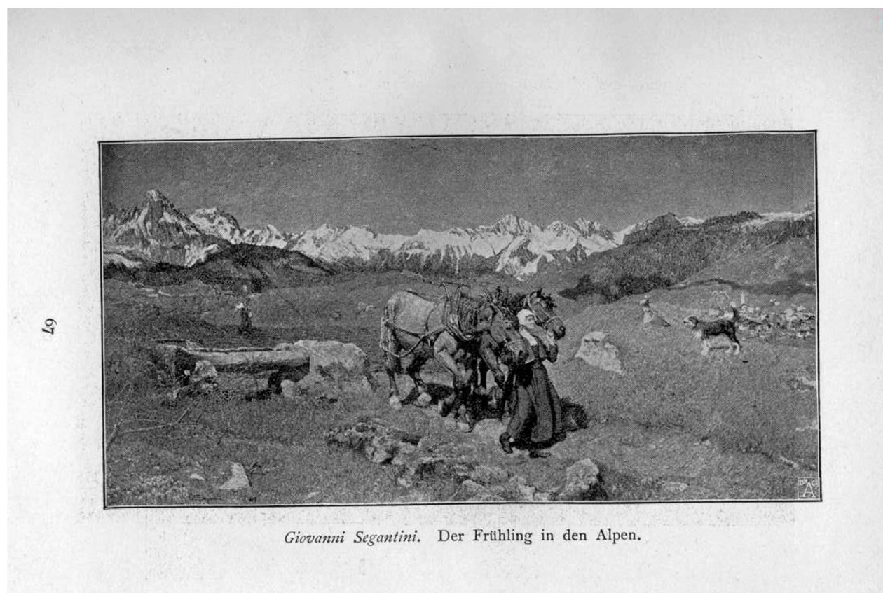 Le printemps dans les Alpes - Giovanni Segantini