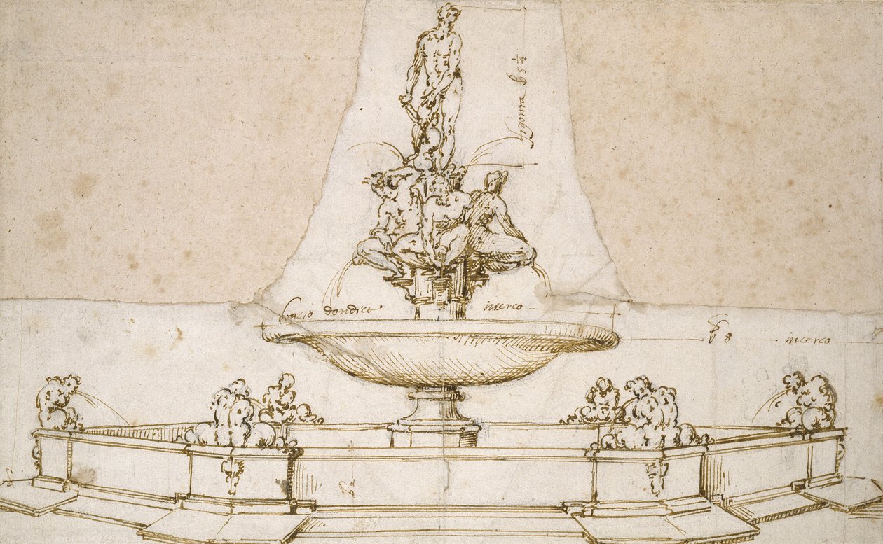 Conception pour une fontaine - Giovanni da Bologna