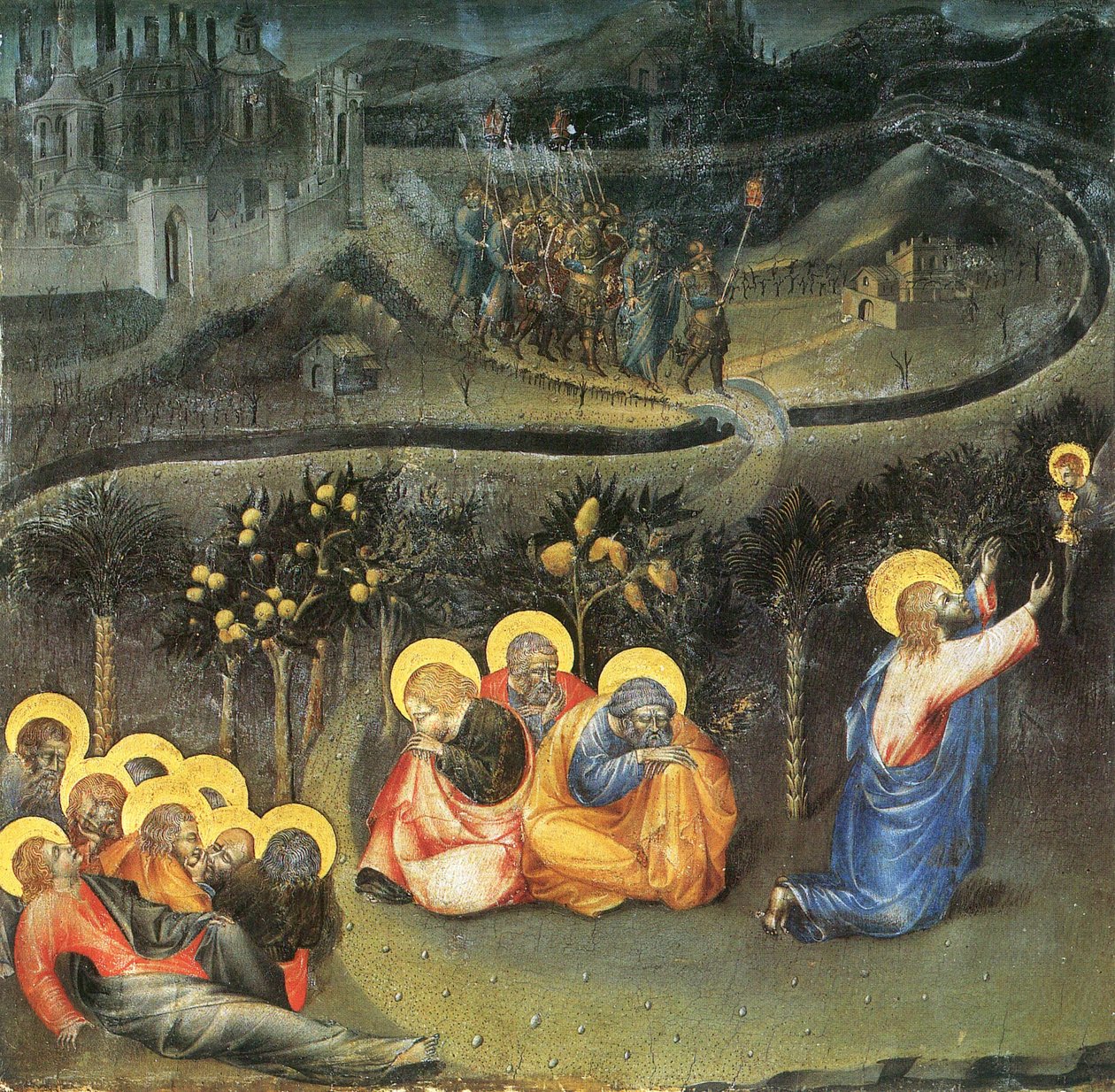 Christ dans le jardin de Gethsémani Giovanni di Paolo - Giovanni di Paolo