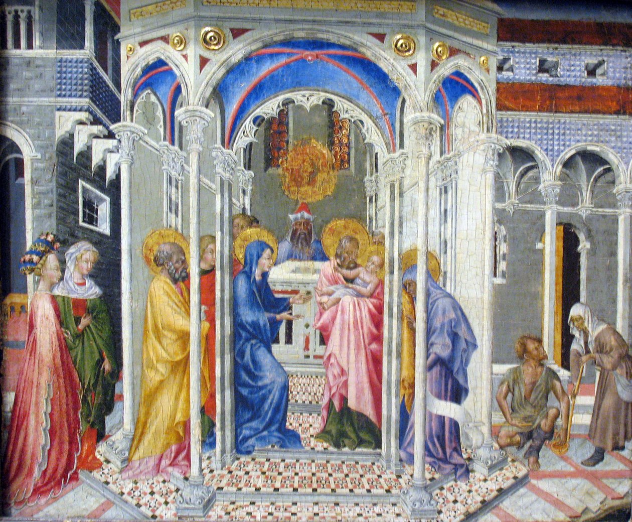La présentation du Christ au Temple - Giovanni di Paolo