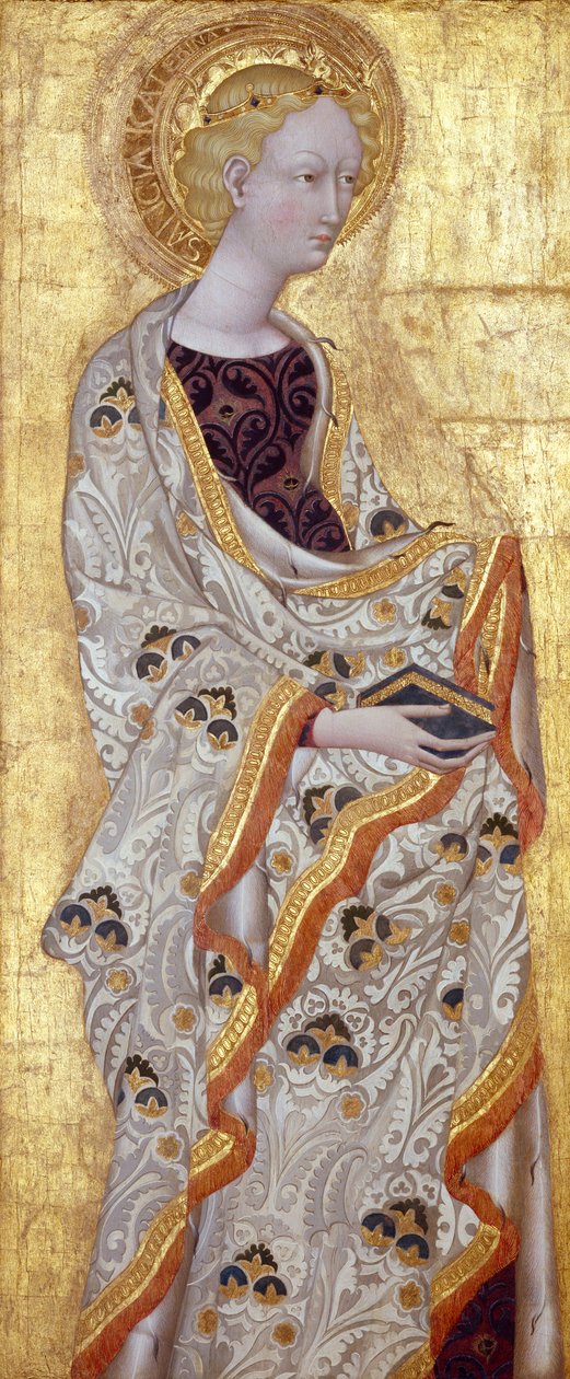 Sainte Catherine, c.1435-40 - Giovanni di Paolo di Grazia