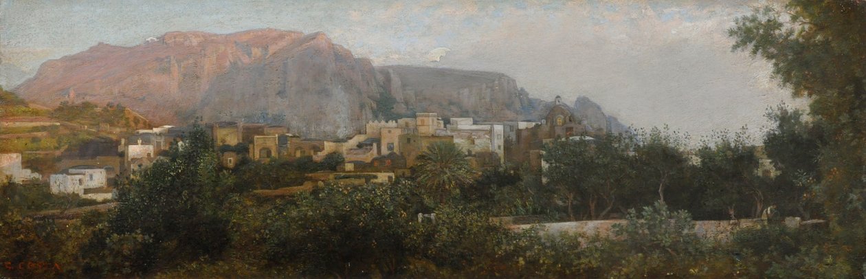 Crépuscule à Capri - Giovanni (1826 1903) Costa