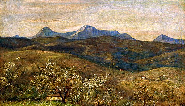 Vue dans les Apennins - Giovanni Costa