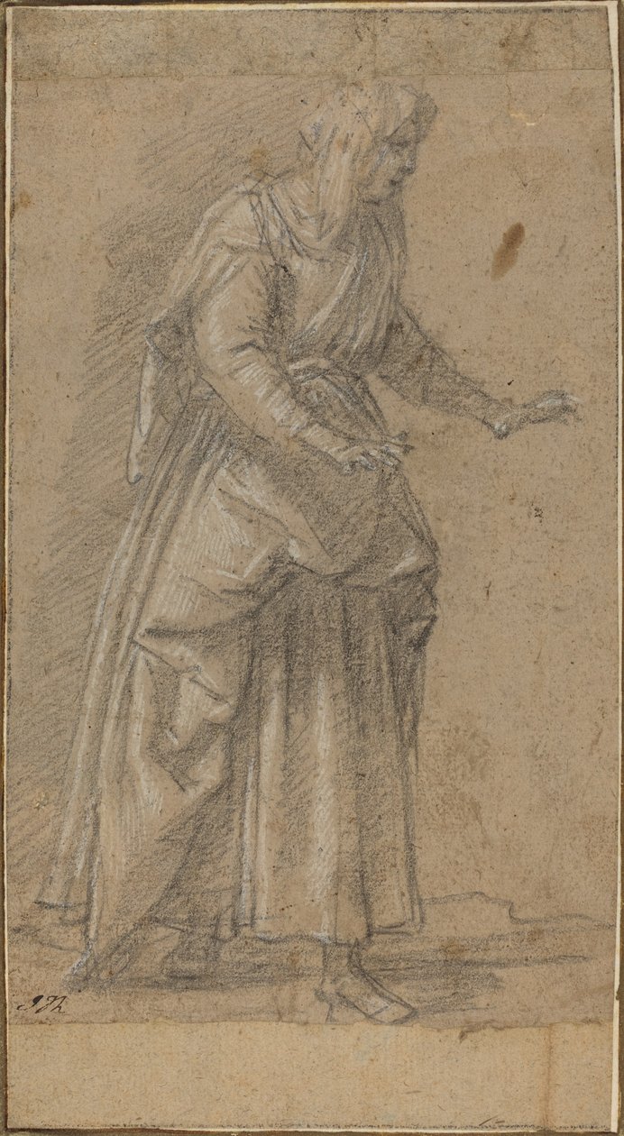 Femme marchant vers la droite - Giovanni Baglione