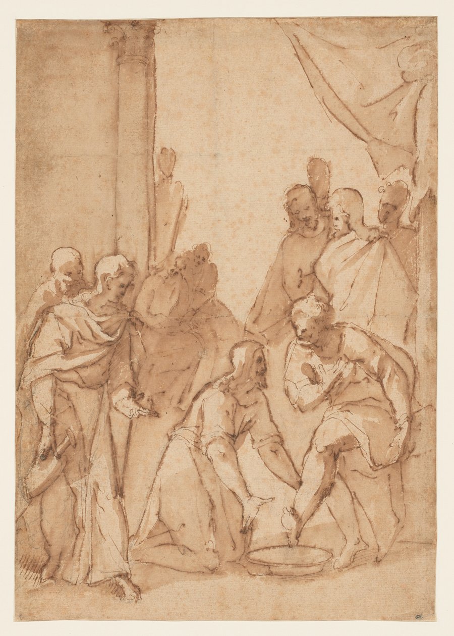 Le Christ lavant les pieds des disciples - Giovanni Balducci