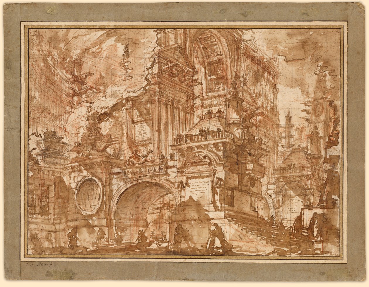 Un port ancien - Giovanni Battista Piranesi