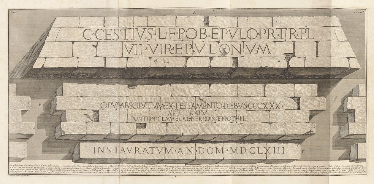 Antiquités romaines, vol. III - Giovanni Battista Piranesi