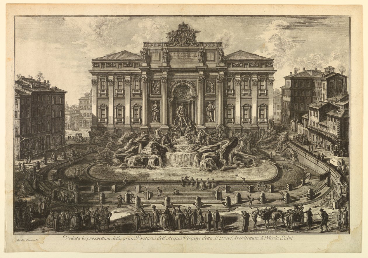 Fontaine de Trevi - Giovanni Battista Piranesi