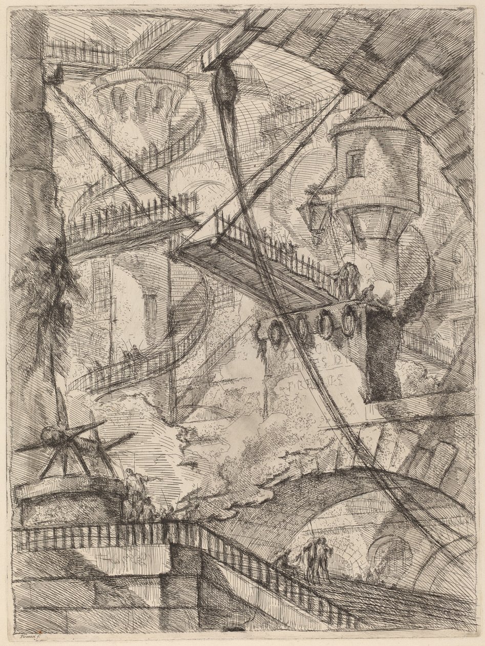 Le pont-levis - Giovanni Battista Piranesi