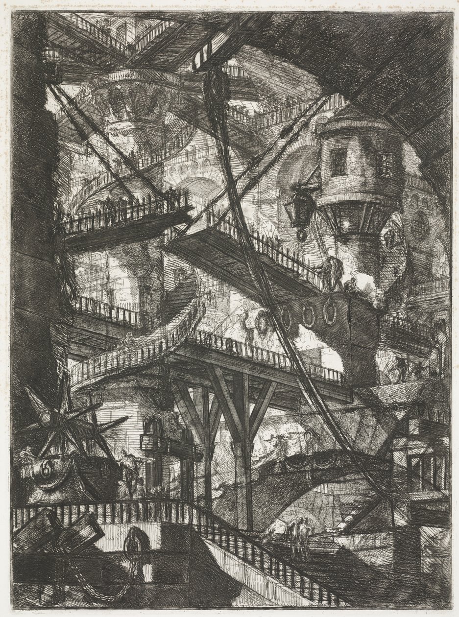 Le pont-levis - Giovanni Battista Piranesi