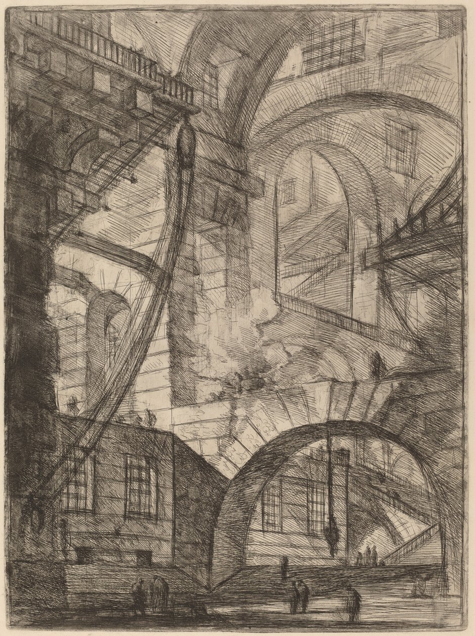 Le feu fumant - Giovanni Battista Piranesi