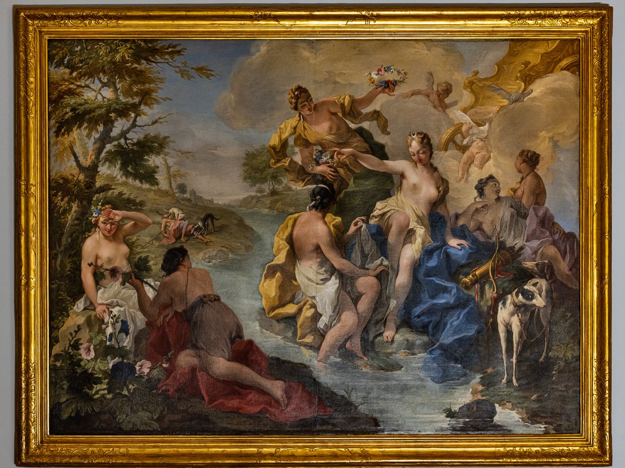 Diane et les nymphes - Giovanni Battista Pittoni