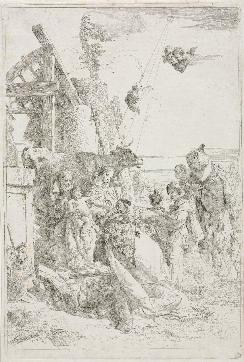 Adoration des mages - Giovanni Battista Tiepolo