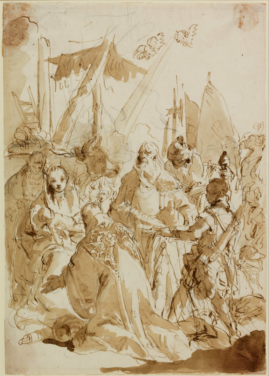 Adoration des Mages - Giovanni Battista Tiepolo