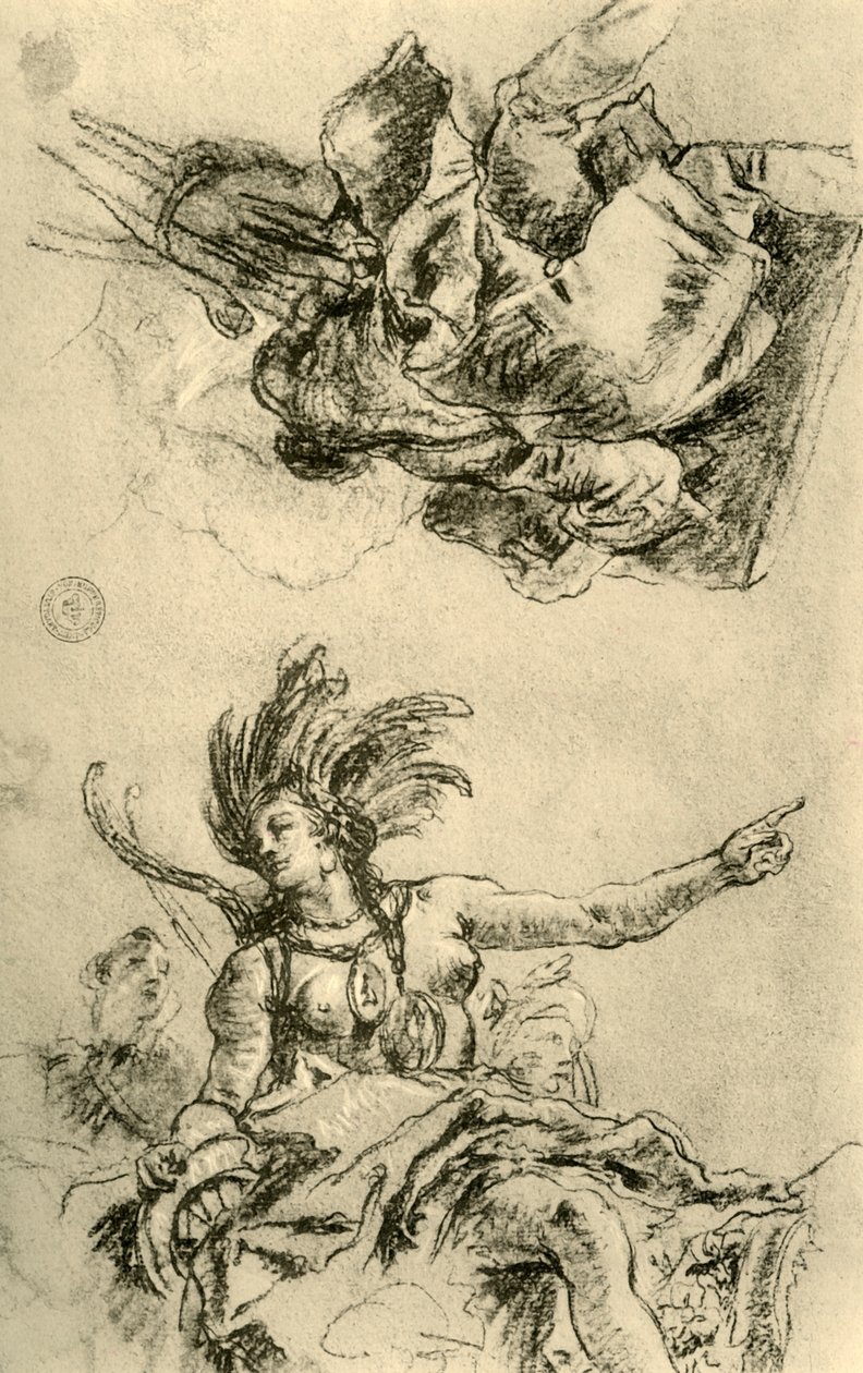 Amérique, 1753, 1928 - Giovanni Battista Tiepolo