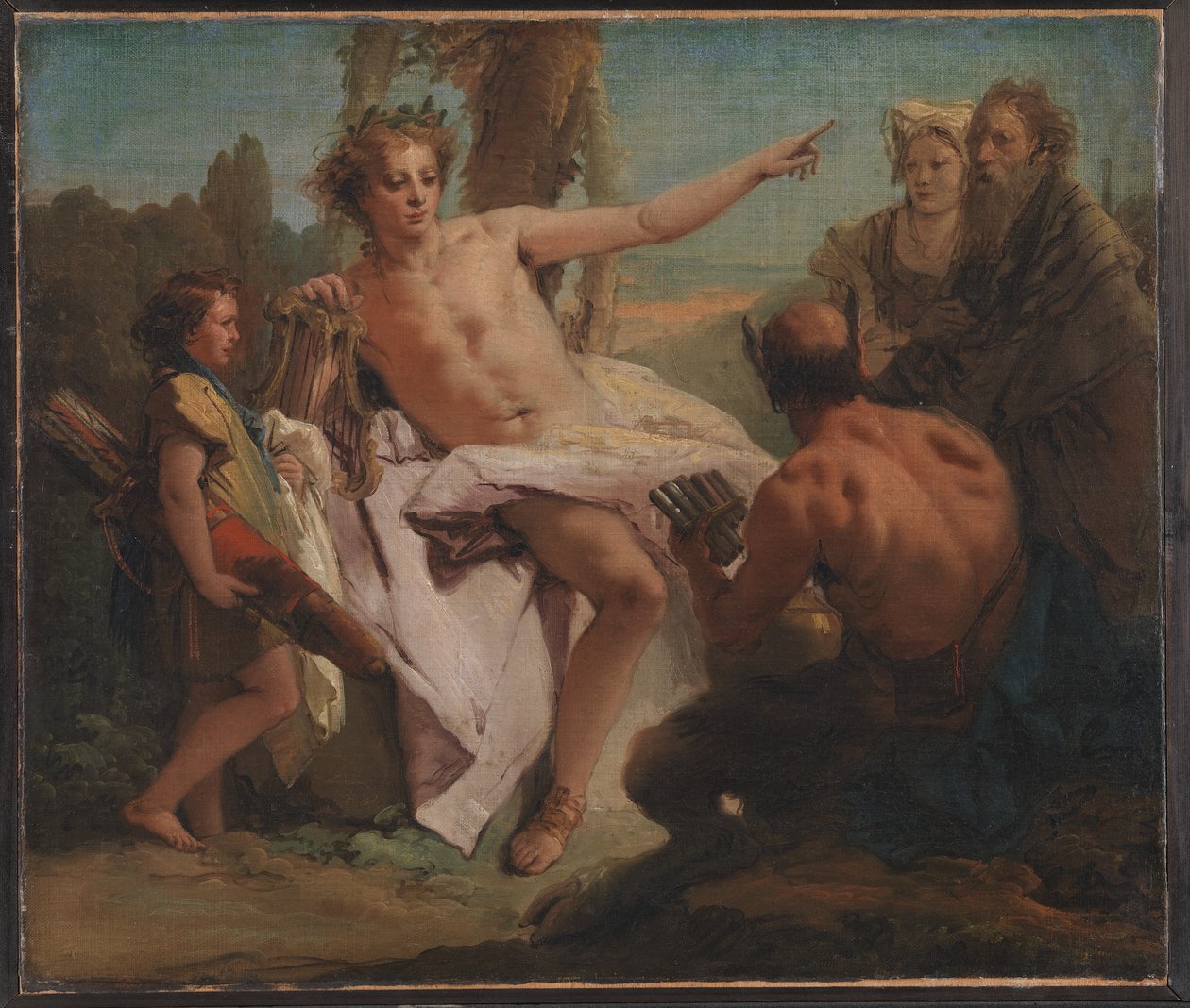 Apollon et Marsyas - Giovanni Battista Tiepolo