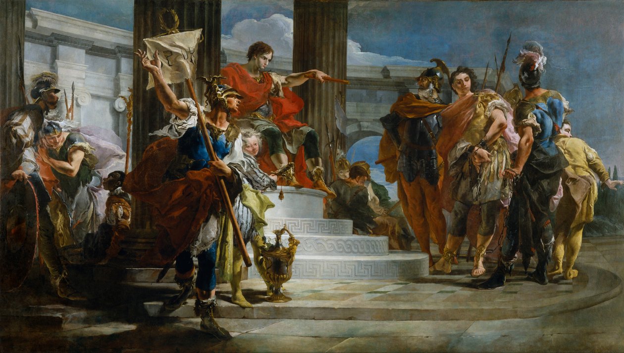Scipio Africanus libère Massiva - Giovanni Battista Tiepolo
