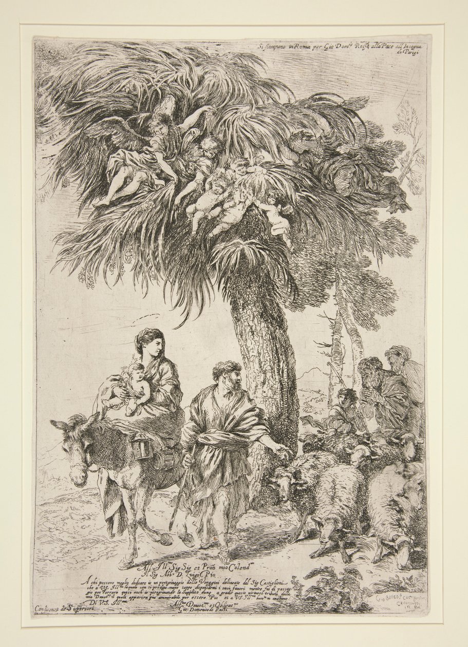 La Fuite en Égypte - Giovanni Benedetto Castiglione