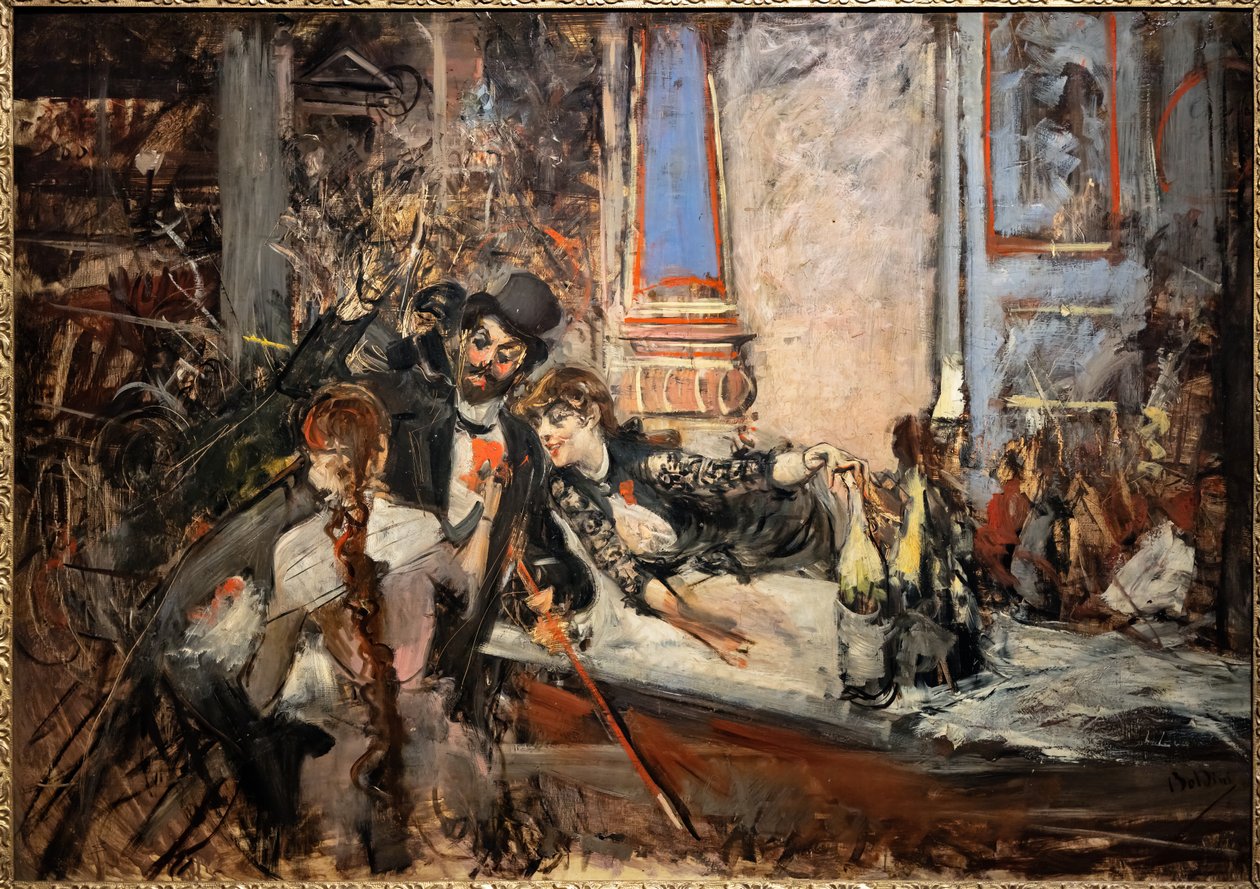Aux Folies Bergère - Giovanni Boldini