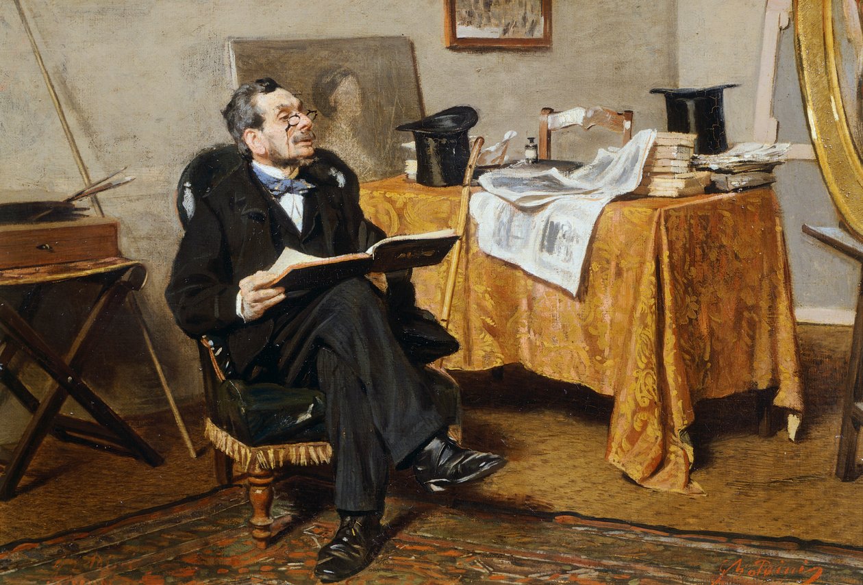 Intérieur avec figure, par Giovanni Boldini - Giovanni Boldini